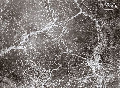 Aerial View Of Trenches West Flanders Belgium Ww1