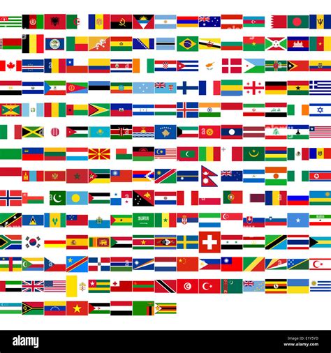 Flags Of The World Stock Photo Alamy
