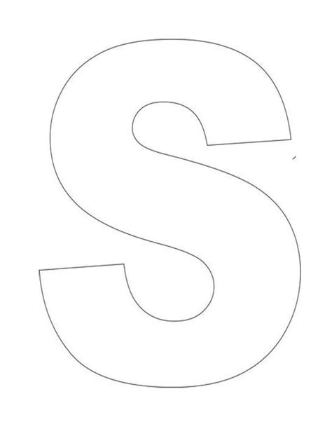 Printable Letter S Template Letter S Templates Are Perfect For Craft