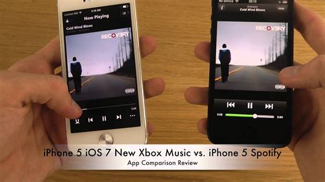 Submitted 1 year ago by studentj12. iPhone 5 iOS 7 New Xbox Music vs. iPhone 5 Spotify - App ...