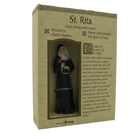 Roman Inc Saint Rita Patron Of Impossible Causes 40619