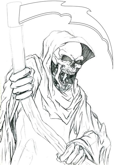 Grim Reaper Drawing At Getdrawings Free Download