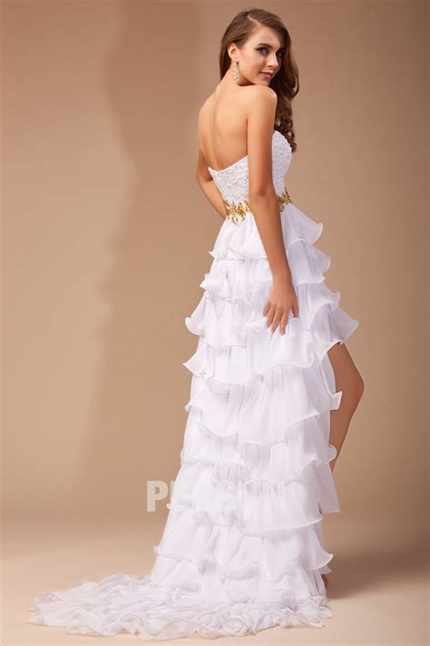 Try these tips to expand your search: Robe blanche de cocktail courte devant longue derrière ...