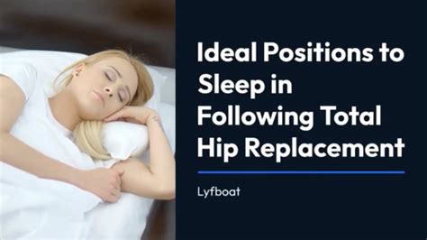 Sleeping Position Tips After Total Hip Replacement Surgery Youtube