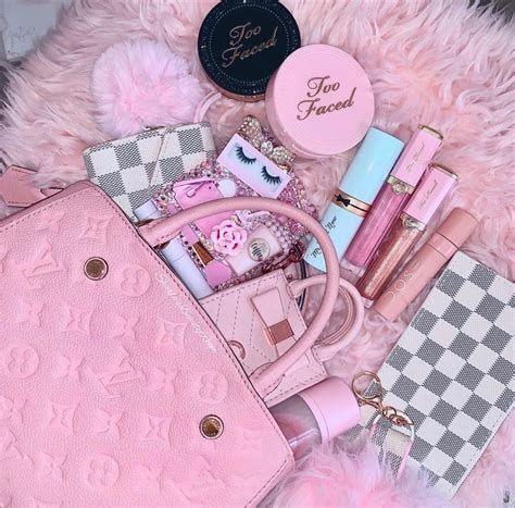 Princess Sparkle Girly Fashion Pink Pink Louis Vuitton Bag Louis