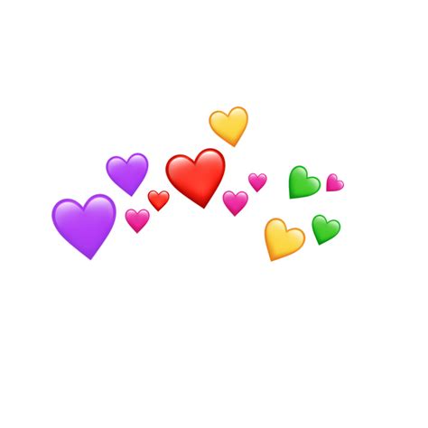 Fondo De Clipart Emojis Png Del Corazón Png Play