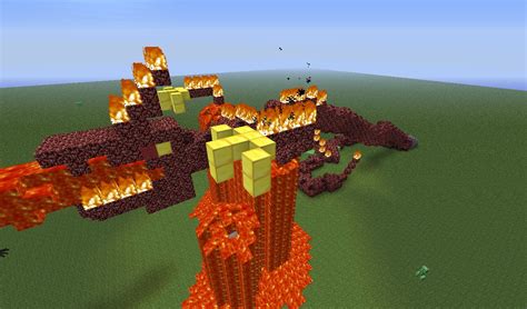 Αποτέλεσμα εικόνας για minecraft ice dragon. Fire Dragon Minecraft Project