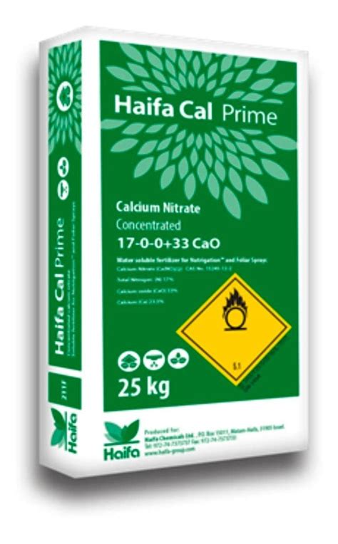 Nitrato De Calcio Premium Haifa 25 Kg MercadoLibre