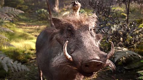 Horror Pumbaa Neue König Der Löwen Poster Machen Disney Fans Angst Filmstartsde
