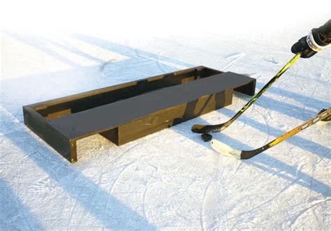 This has been a great way to get my kids out of the house in the winter. Build an Official USPHC Pond Hockey Goal in 2020 | Hockey goal, Backyard rink, Backyard ice rink