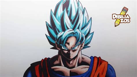 COMO DIBUJAR A GOKU SSJ DIOS AZUL | HOW TO DRAW GOKU SSG BLUE
