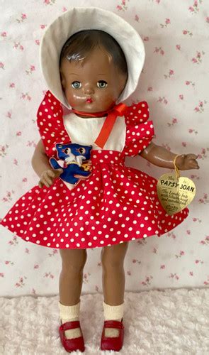 rare 1940s effanbee patsy joan 15 all original black african american doll dollyology
