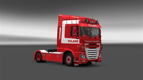 Download Daf Xf Euro 6 Ohaha Ts Poland Skin Wheels Mod For Euro Truck