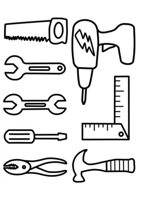 Printable Toolbox Coloring Page Free Printable Coloring Pages For Kids