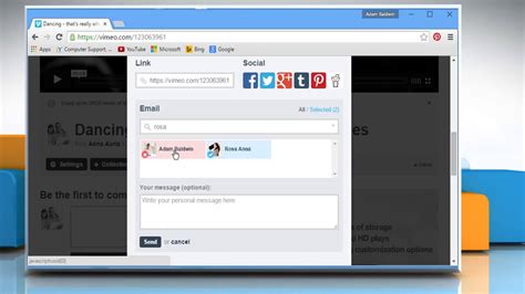 How To Share Video With Vimeo Youtube