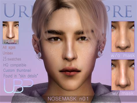 Nosemask N01 By Urielbeaupre At Tsr Sims 4 Updates