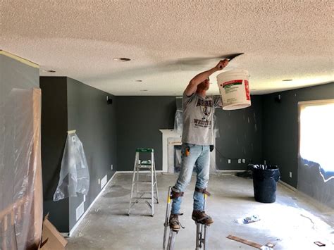 The main way to remove a popcorn ceiling is by scraping it off. How To Scrape Popcorn Ceilings | Construction2style