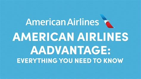 American Airlines Aadvantage Program Everything You Need To Know