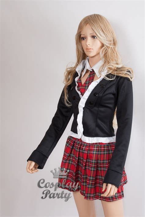 Sexy School Girl England Style Student Uniform Skirt Costume Cosplay