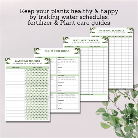 Plant Care Spreadsheet Template Free
