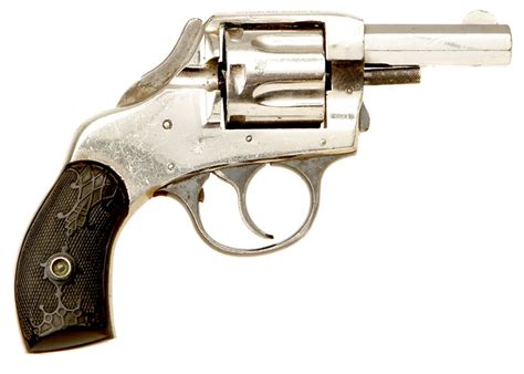 Deactivated Harrington And Richardson Plated Double Action Revolver