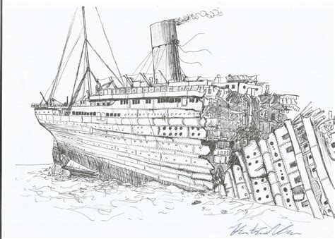 Free printable & coloring pages. Titanic`s death moment by Admiral-Kevin on DeviantArt