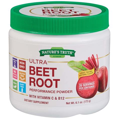Natures Truth Ultra Beet Root Performance Powder Shop Herbs