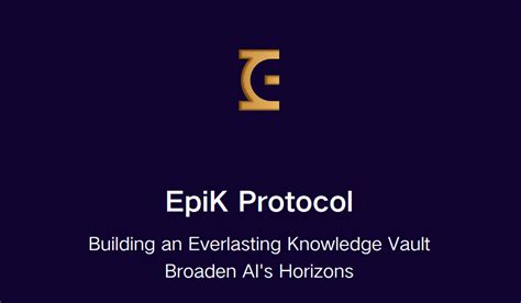 Epik Protocol A Decentralized Storage Protocol Of Ai Data By Latsan
