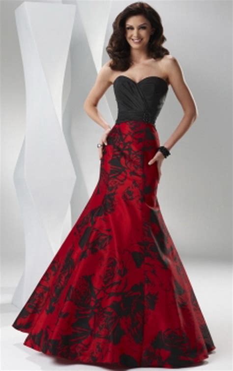 Black And Red Prom Dresses