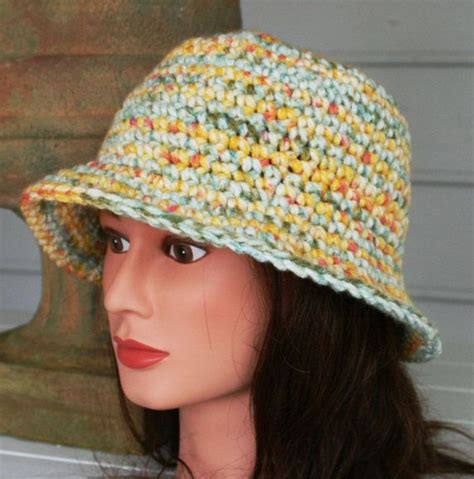 Beautiful Hand Crocheted Bucket Hat That Makes You Think Of Etsy