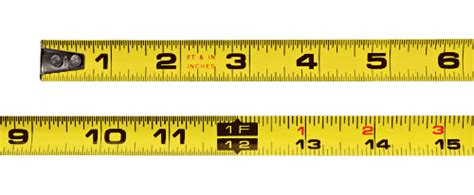 The number is usually big and bold at each inch and the line extends all. Chrome Series Short Tape Measures - Keson