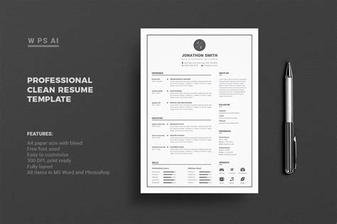 All documents can be customized easily and quickly. Resume/CV ~ Resume Templates ~ Creative Market