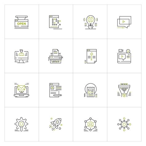 Digital Marketing Icon Set Vector Illustration 26154656 Vector Art At