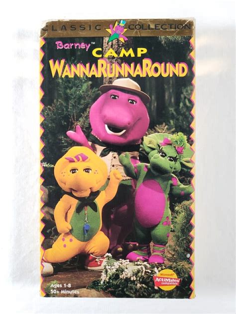 Barney Camp Wannarunnaround 1997 Video Tape Vhs Classic Collection Ebay