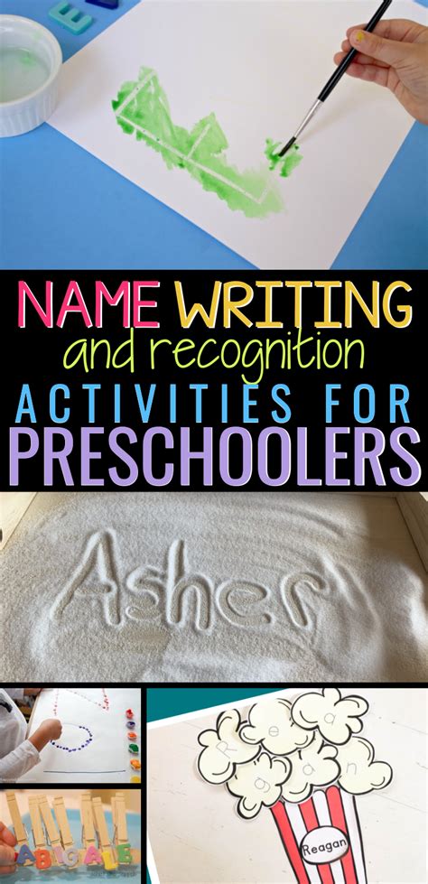 How Do You Teach A Child To Write Their Name Name Activities