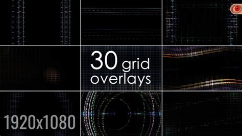 Grid Overlays Motion Graphics Videohive