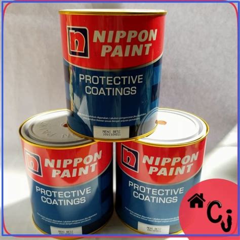 Jual Cat Meni Besi Merah Dop Protective Coating Nippon Paint 1 Kg