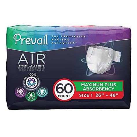 Buy Prevail Air Maximum Plus Absorbency Stretchable Incontinence Briefs