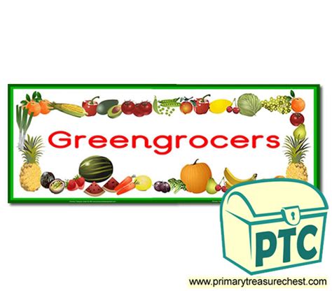 fruit and vegetable shop greengrocers role play resources primary treasure chest