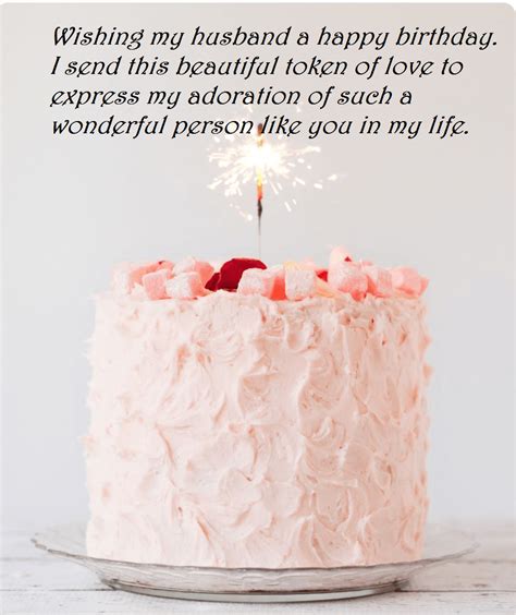 Cute Birthday Cake Wishes Images For Husband Best Wishes
