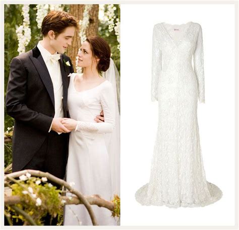 Elegant Sexy Inspired Bella Kristen Stewart Wedding Dress In Movie