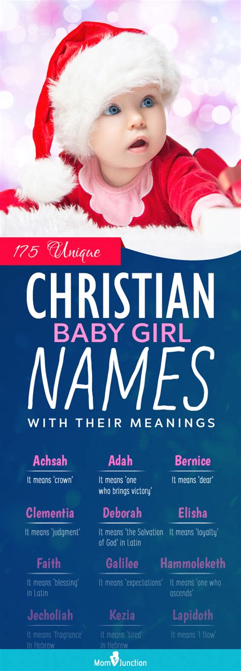 Biblical Names Beautiful And Unique Christian Baby Girl Names Artofit