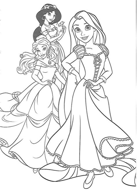 Toutes Les Princesses Disney Coloriage Coloriage Princesse Coloriage