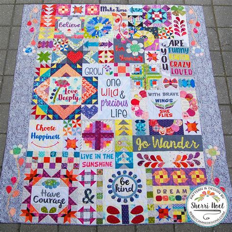 Dear Daughter Block Of The Month Quilt By Sherri Noel Rebecca Mae