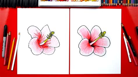How to draw a manga man with a side part hairstyle. How To Draw A Hibiscus Flower - Art For Kids Hub