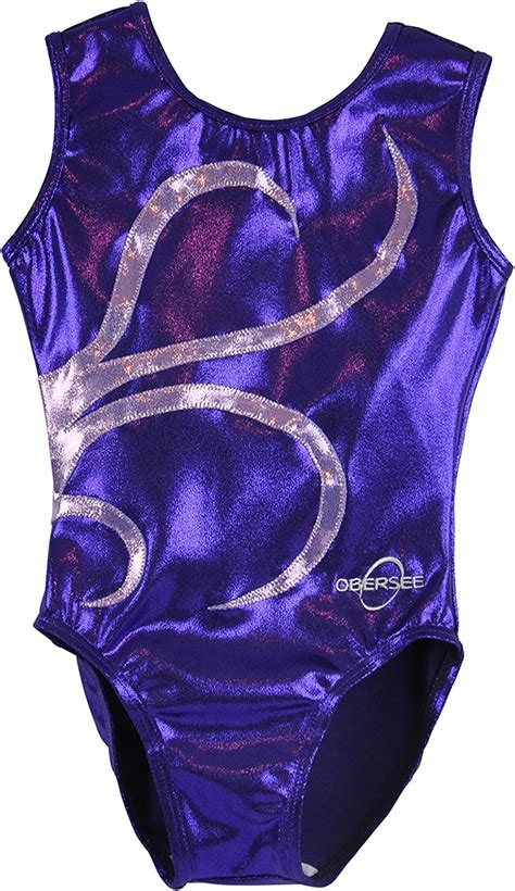 Obersee Girls Gymnastics Leotards One Piece Athletic Activewear Girls