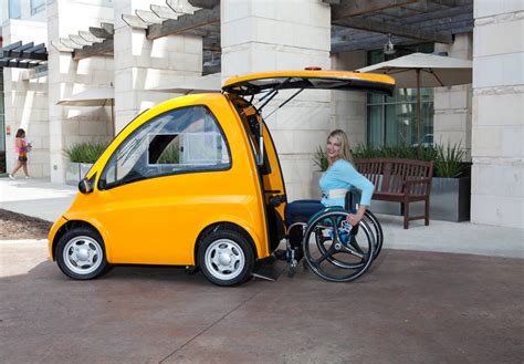 This New Electric Car Is Designed For People In Wheelchairs And Its