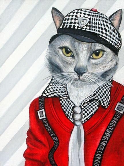 Custom Cat Portraits Cats In Clothes Paintings By K Madison Moore