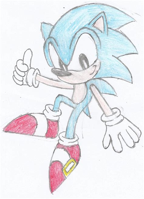 Classic Sonic Doing Modern Sonic Poses 5 By Sonicdude645 On Deviantart