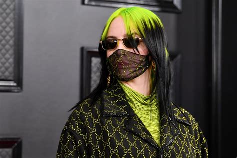 Billie Eilishs Gucci Outfit At The 2020 Grammys Popsugar Fashion Photo 8